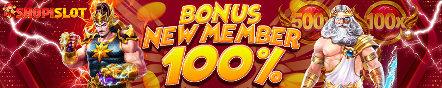 Bonus New Member 100% Slot Online ShopiSlot